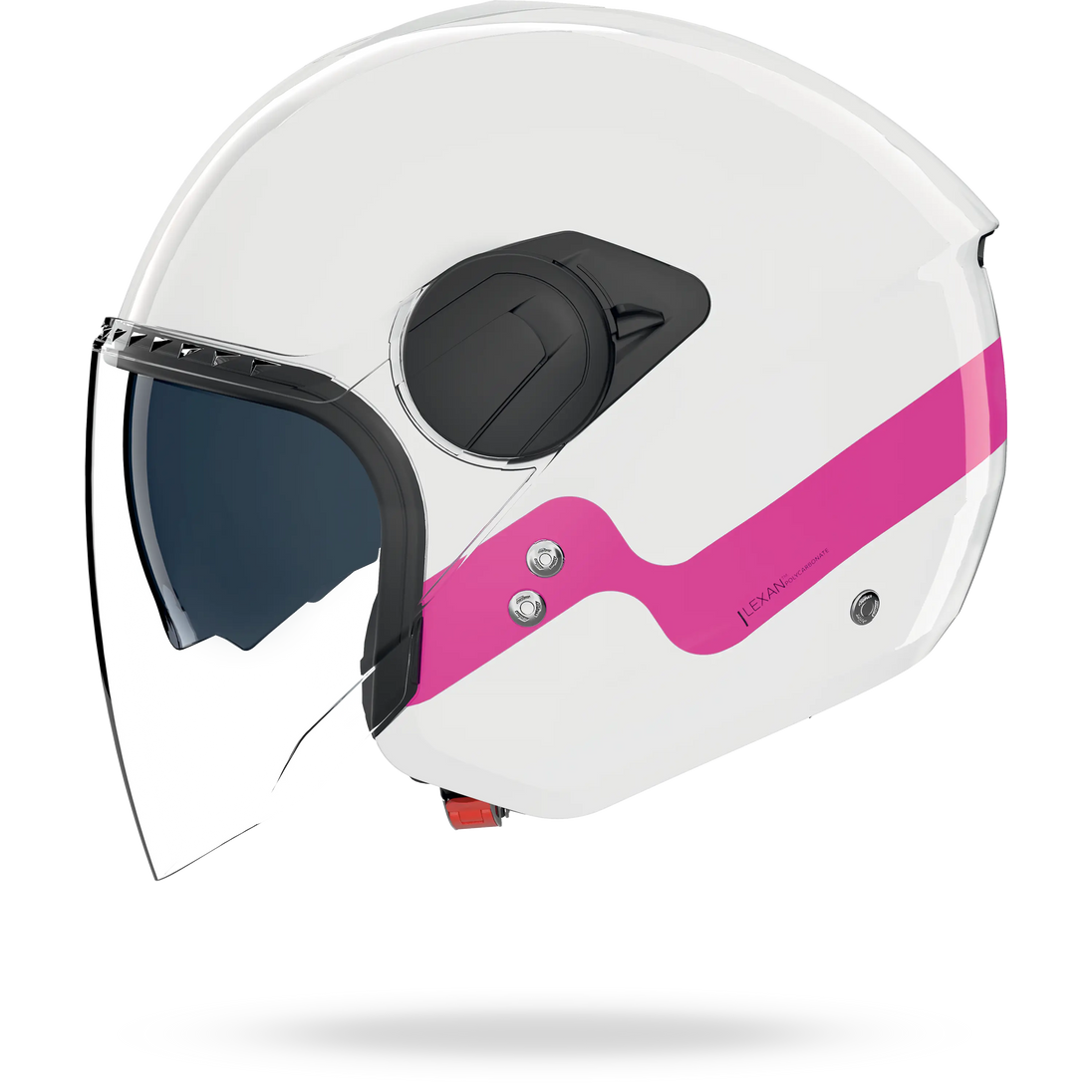 Nolan casco Jet N20-2 VISOR ZEFIRO Bianco / Fucsia - XS