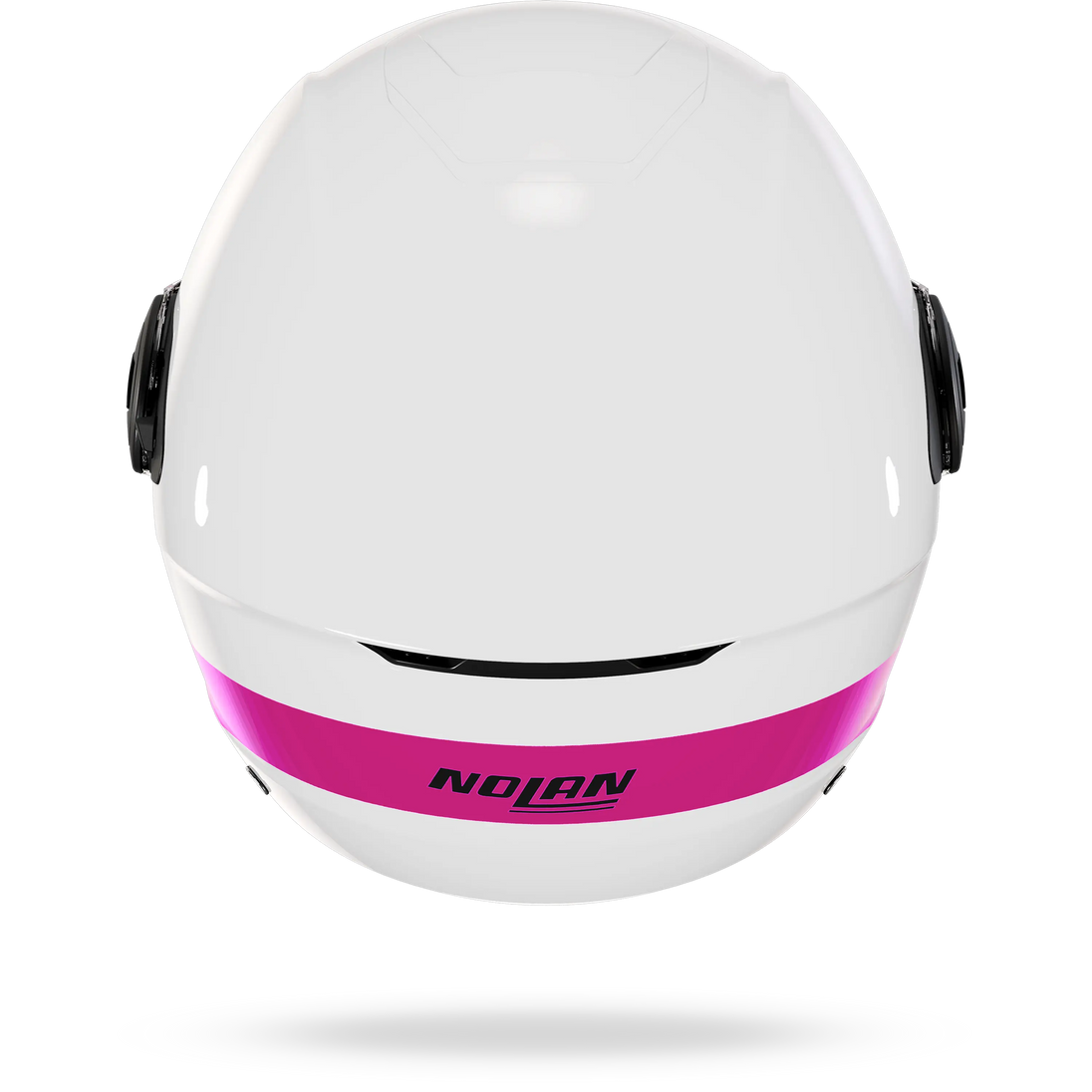 Nolan casco Jet N20-2 VISOR ZEFIRO Bianco / Fucsia - S