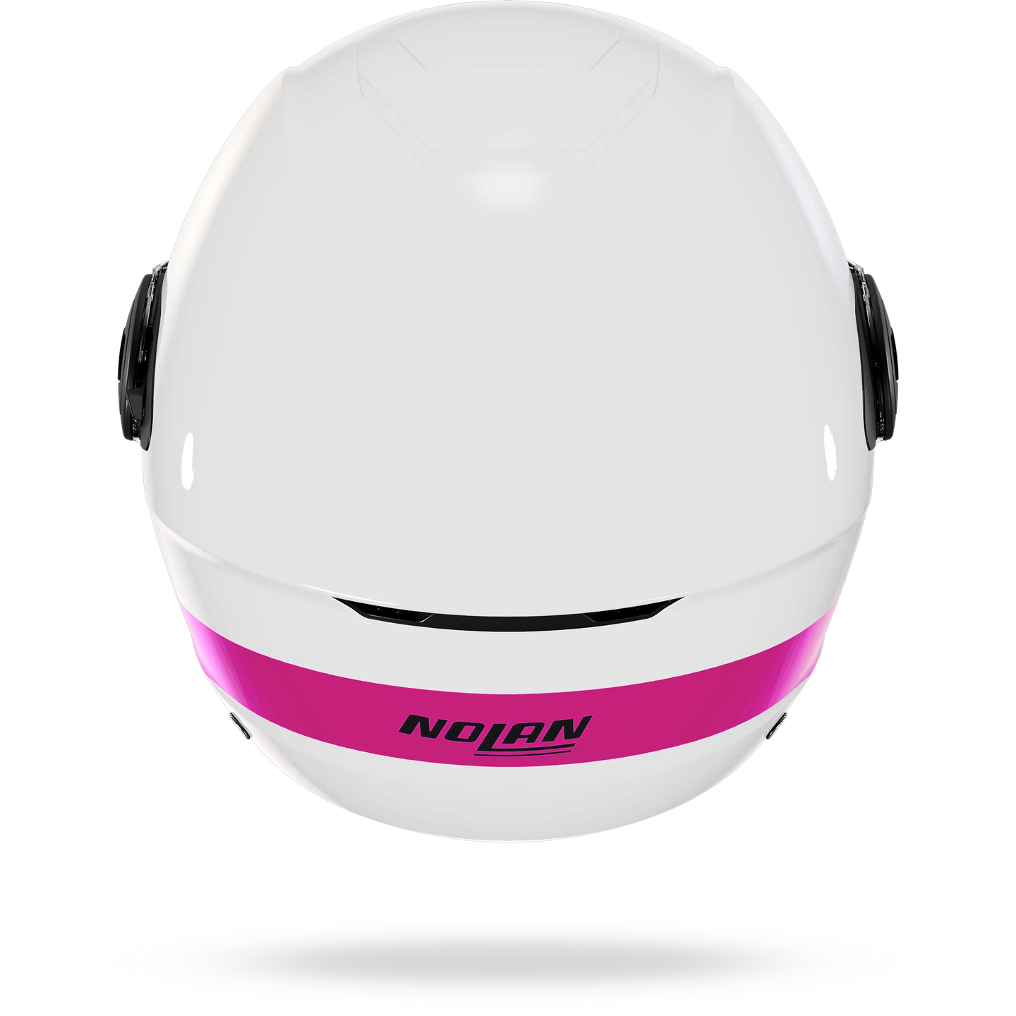 Nolan casco Jet N20-2 VISOR ZEFIRO Bianco / Fucsia - S