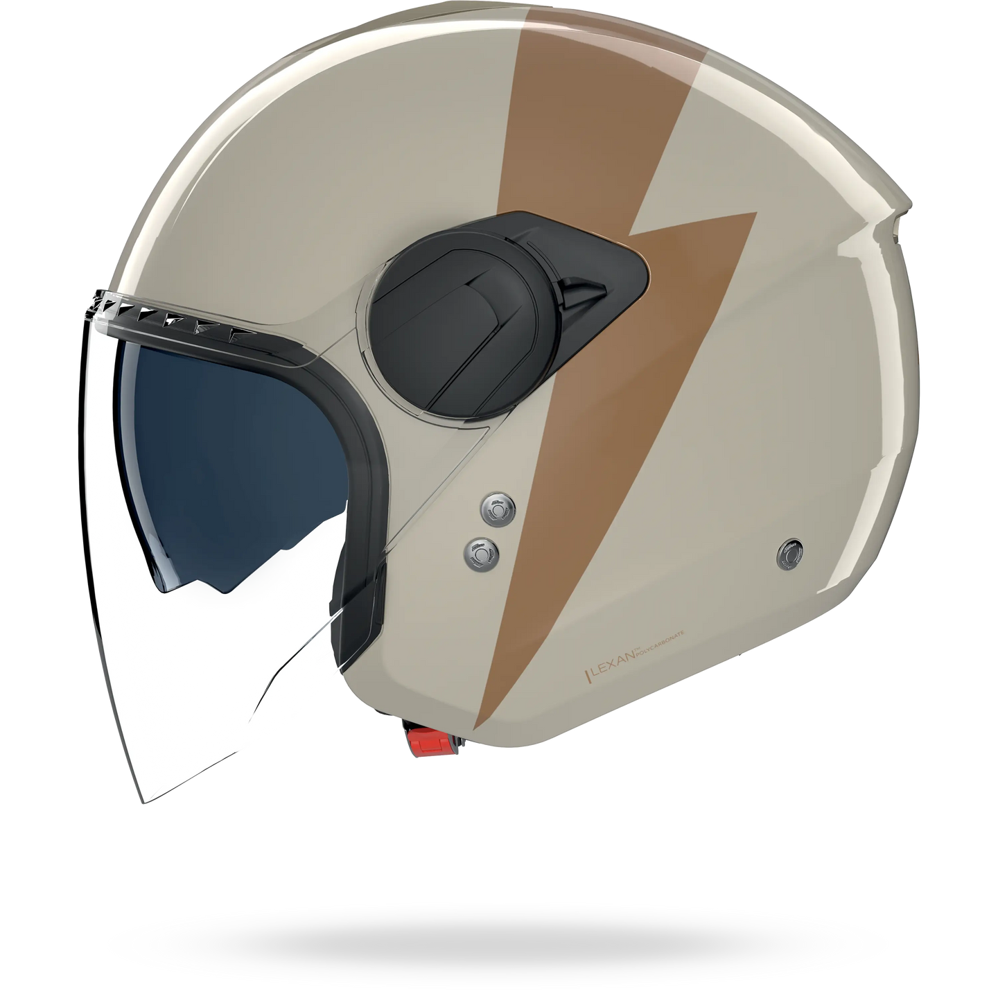 Nolan casco Jet N20-2 VISOR IMPETO Avorio / Ocra - XS