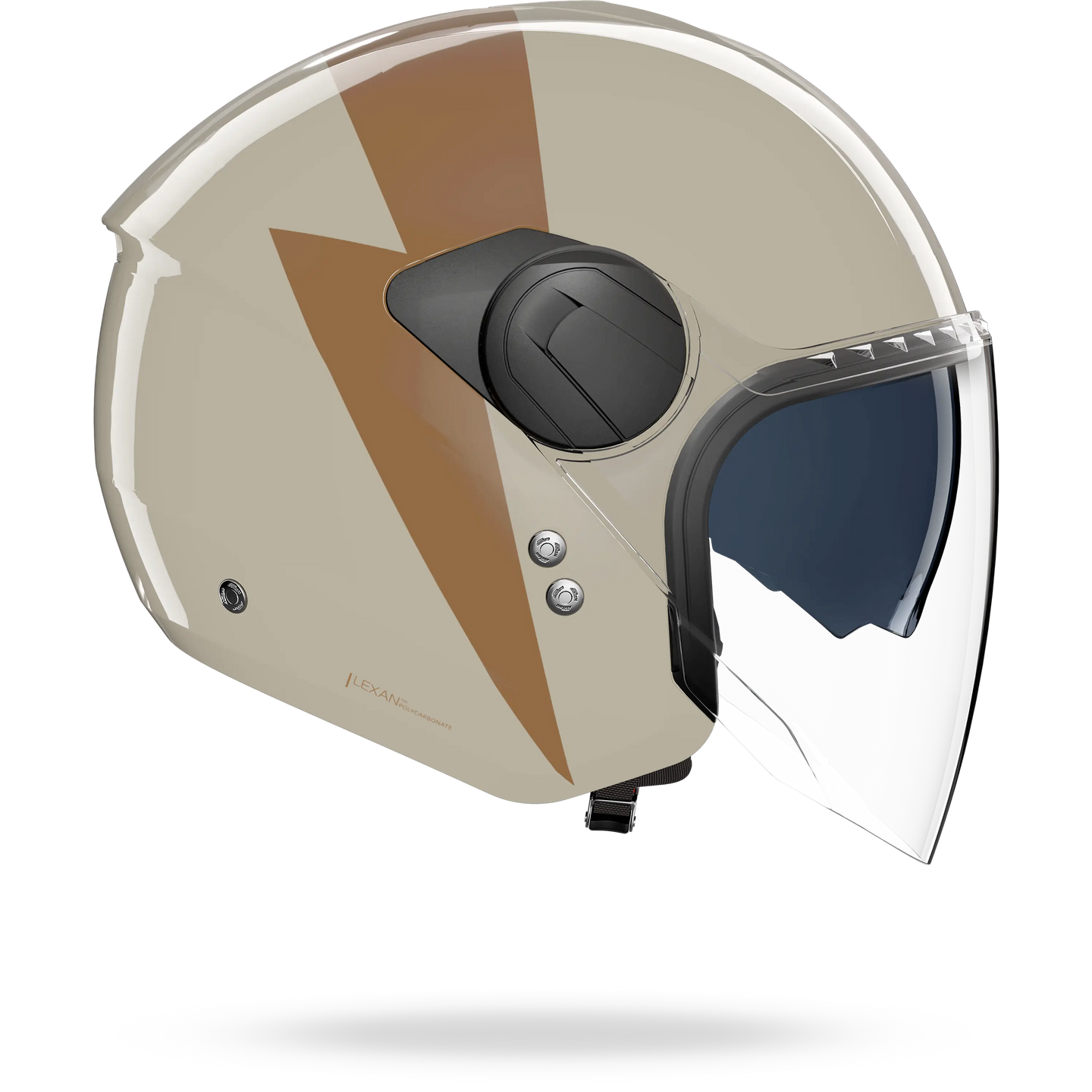 Nolan casco Jet N20-2 VISOR IMPETO Avorio / Ocra - L