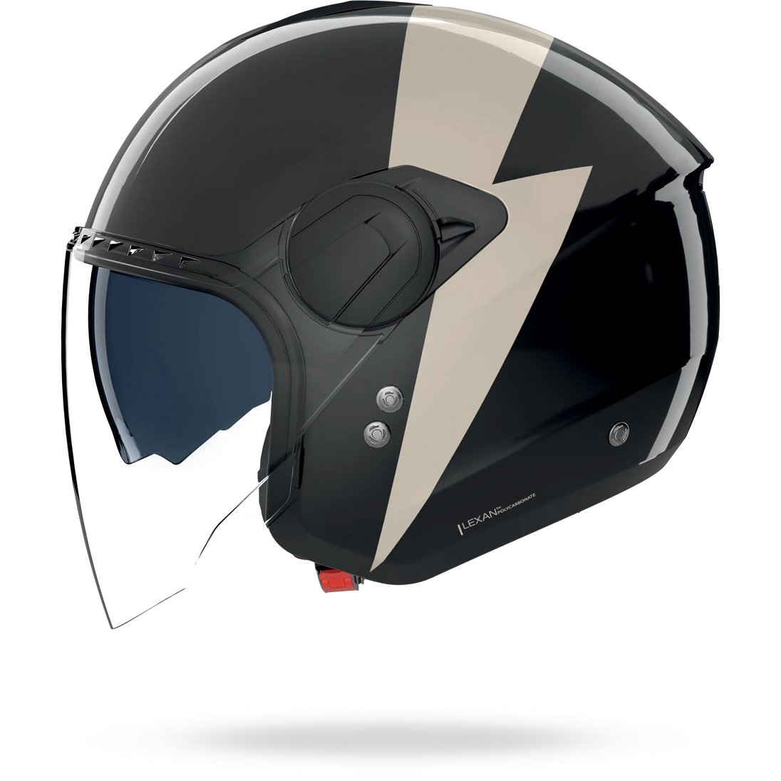 Nolan casco Jet N20-2 VISOR IMPETO Nero / Avorio - XS