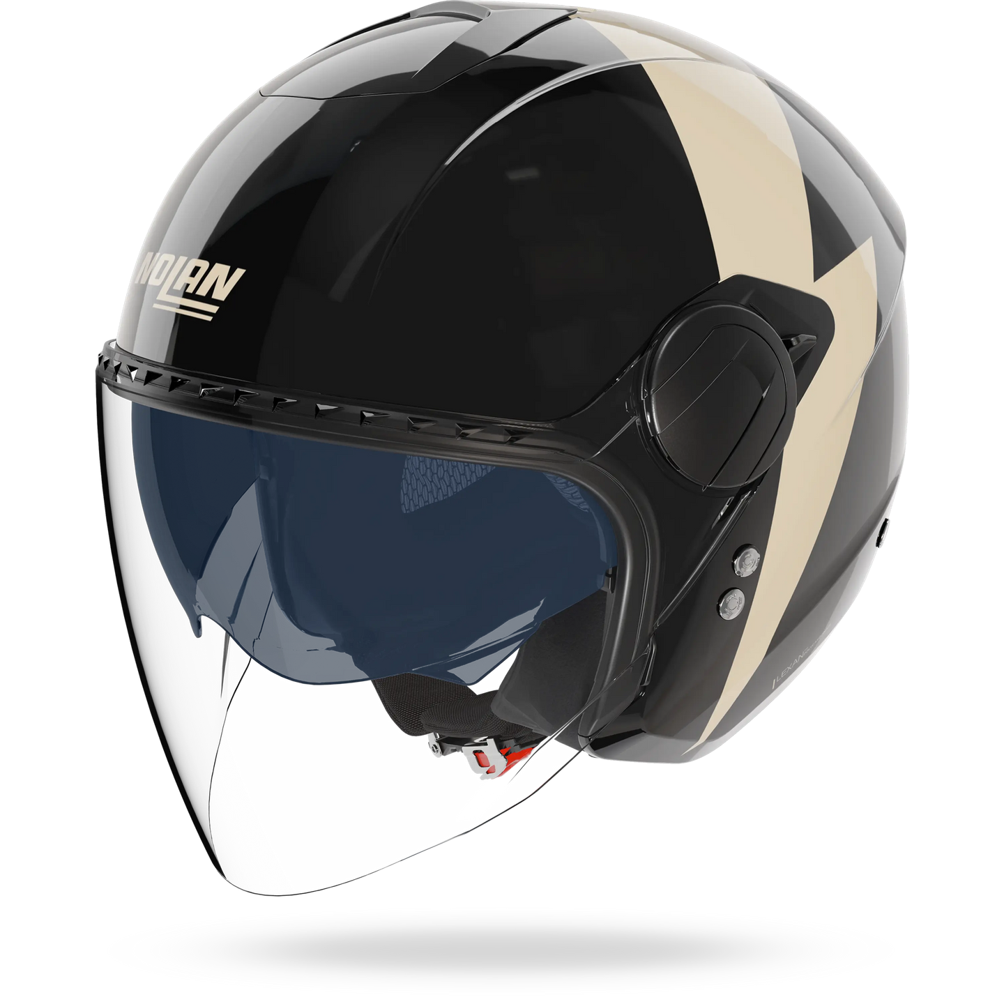 Nolan casco Jet N20-2 VISOR IMPETO Nero / Avorio - XXS