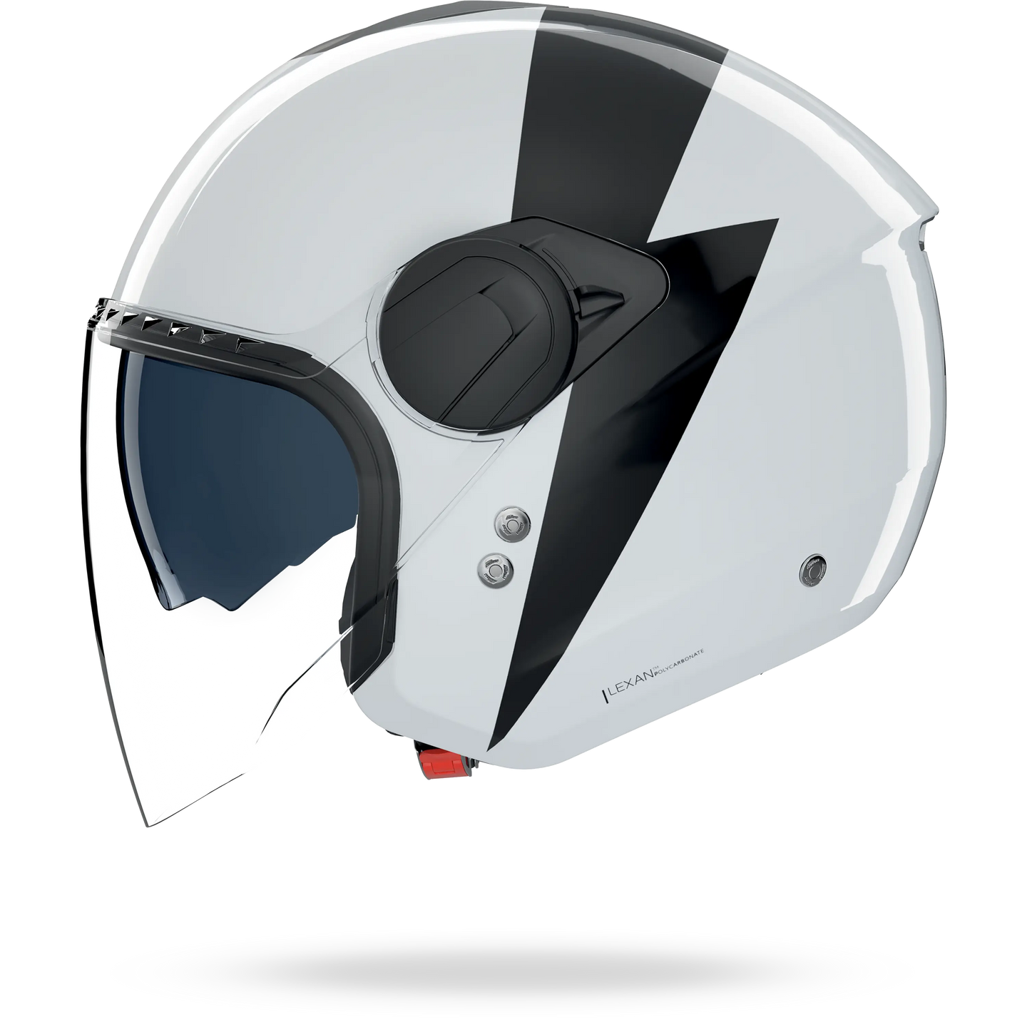 Nolan casco Jet N20-2 VISOR IMPETO Perla / Nero - XS