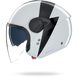 Nolan casco Jet N20-2 VISOR IMPETO Perla / Nero - XS