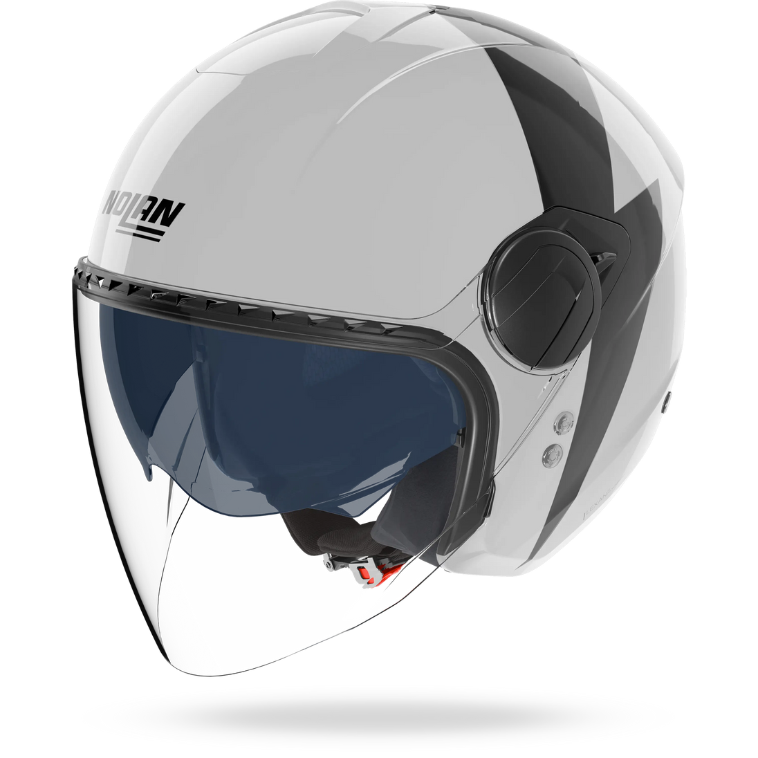 Nolan casco Jet N20-2 VISOR IMPETO Perla / Nero - XXS