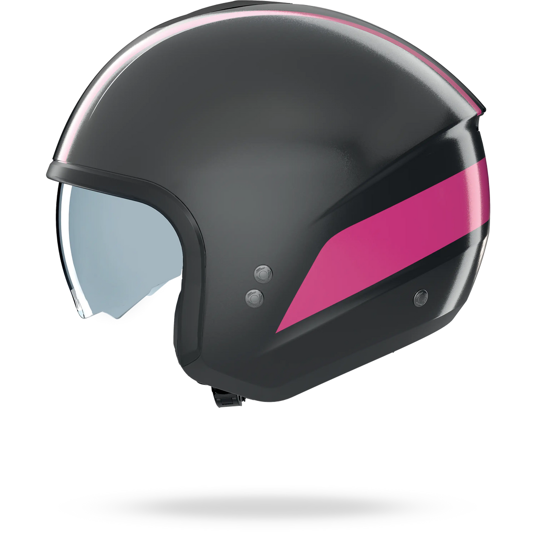 Nolan casco Jet N20-2 DOLCE VITA Grigio lava / Fucsia - XS