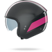 Nolan casco Jet N20-2 DOLCE VITA Grigio lava / Fucsia - XS