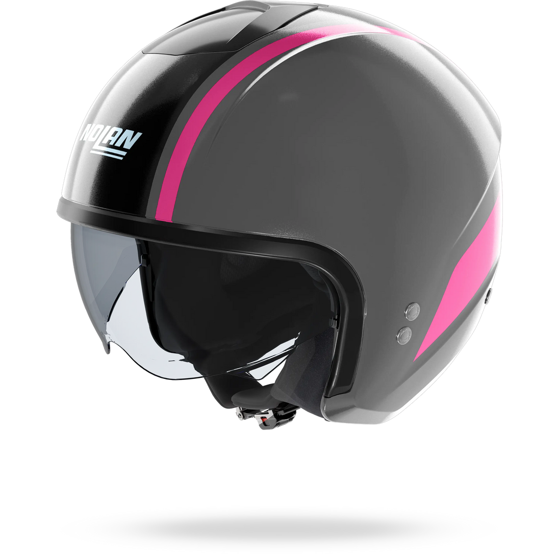 Nolan casco Jet N20-2 DOLCE VITA Grigio lava / Fucsia - XXS