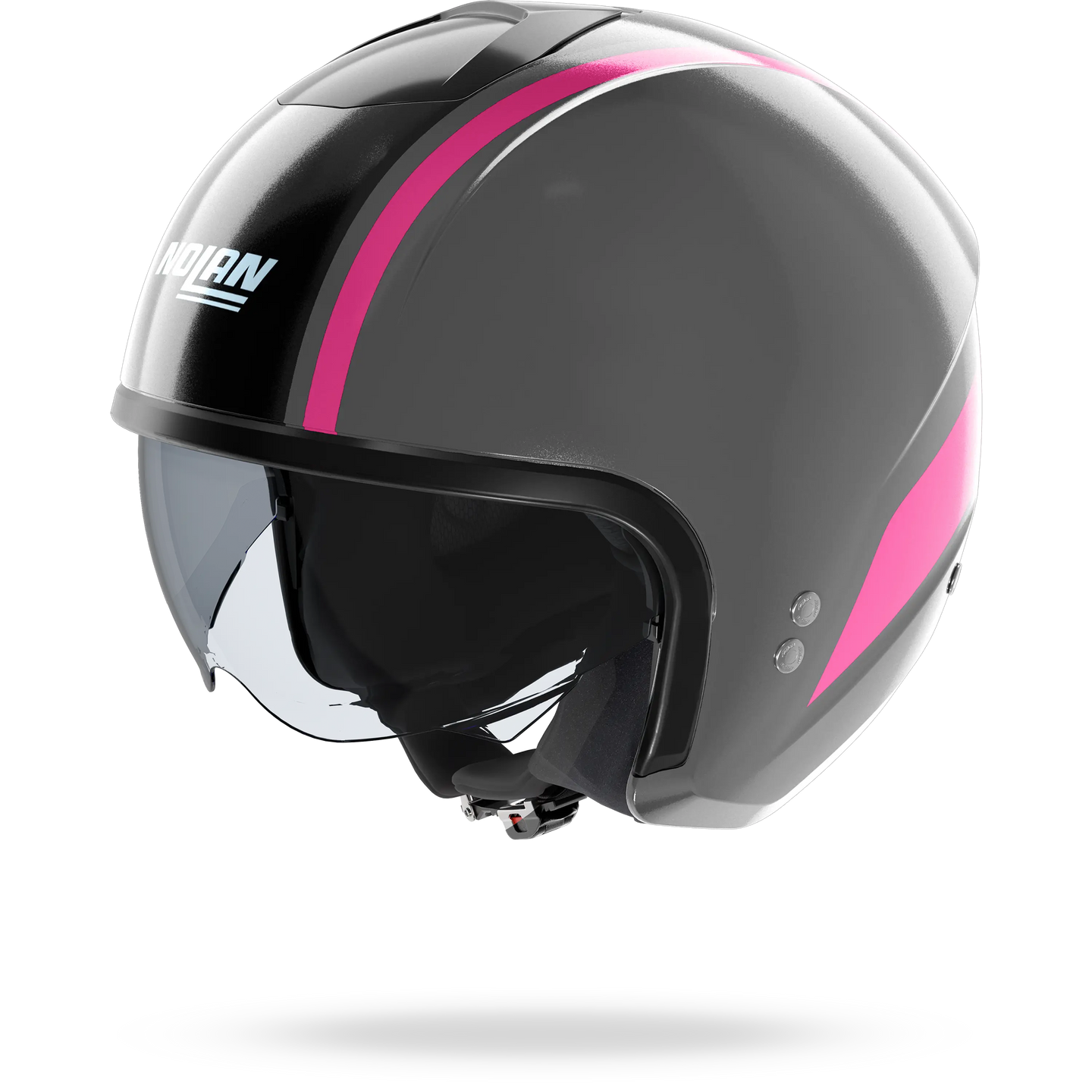 Nolan casco Jet N20-2 DOLCE VITA Grigio lava / Fucsia - XXS