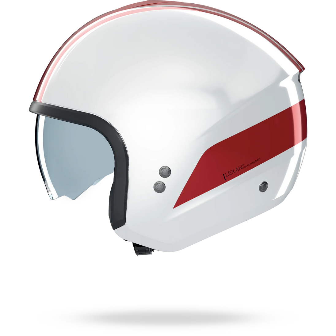 Nolan casco Jet N20-2 DOLCE VITA Bianco / Rosso - XS