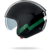 Nolan casco Jet N20-2 ZEFIRO Nero / Italia - XS