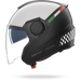 Nolan casco Jet N40-5 06 BELLAVISTA Nero / Bianco / Scacchi - XS