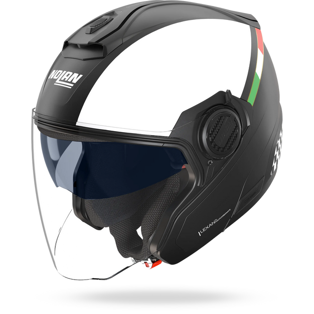 Nolan casco Jet N40-5 06 BELLAVISTA Nero / Bianco / Scacchi - XXS
