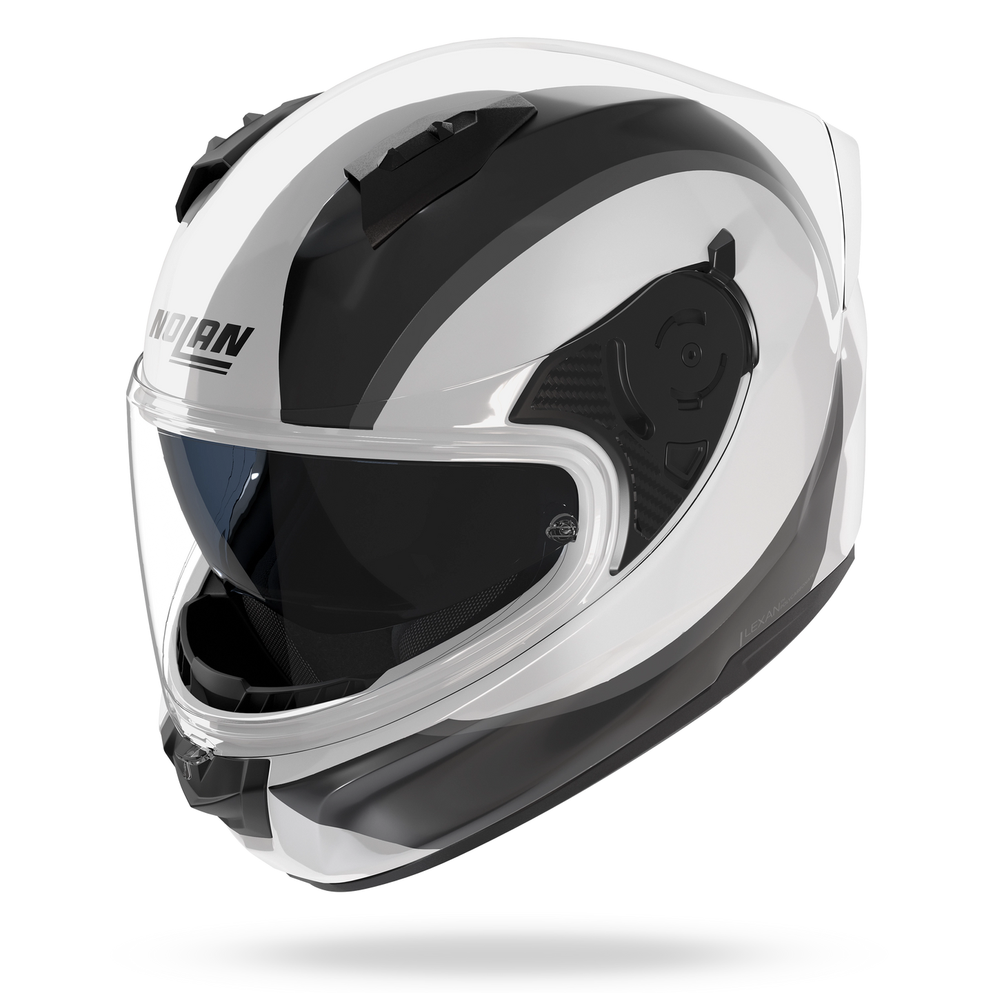 Nolan casco integrale N60-6 BIFASE Bianco / Nero / Grigio - XXS