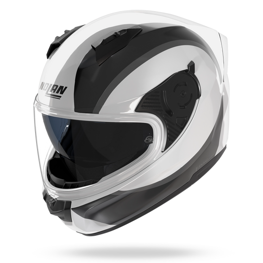 Nolan casco integrale N60-6 BIFASE Bianco / Nero / Grigio - XXS