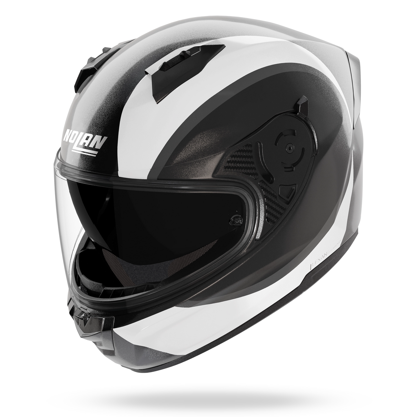 Nolan casco integrale N60-6 BIFASE Nero / Bianco / Grigio - XXS