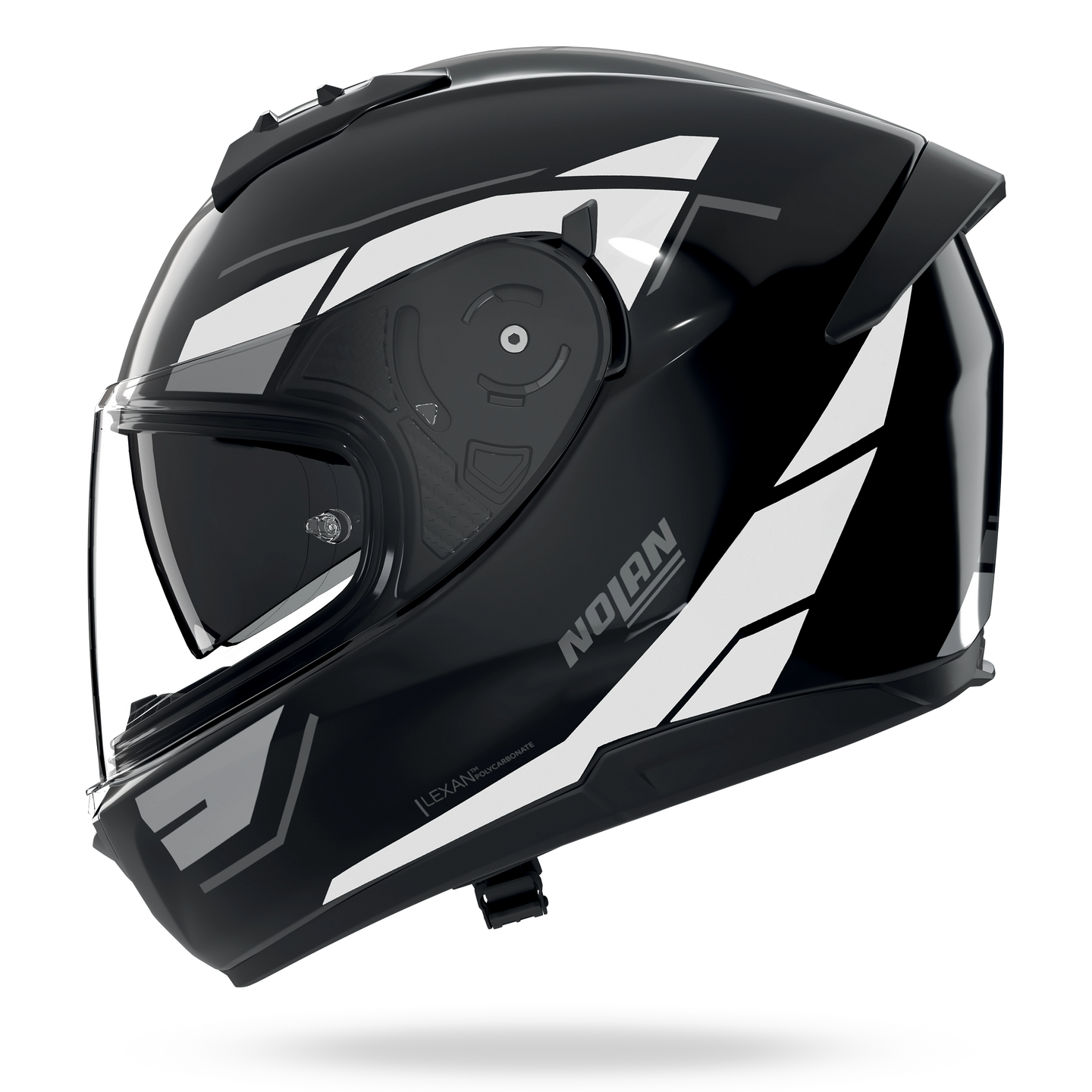 Nolan casco integrale N60-6 SINCRONO Nero / Bianco - XS