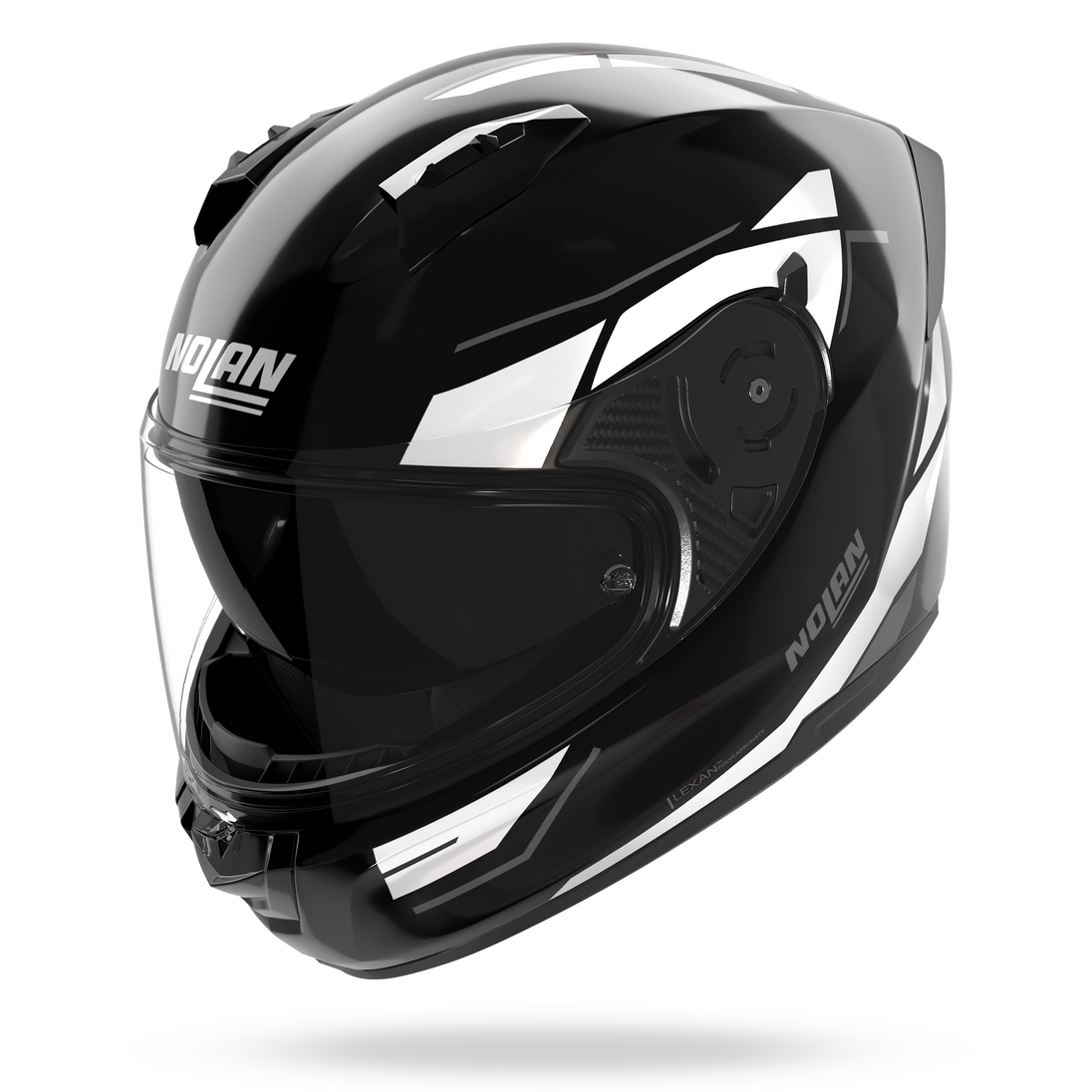 Nolan casco integrale N60-6 SINCRONO Nero / Bianco - XXS