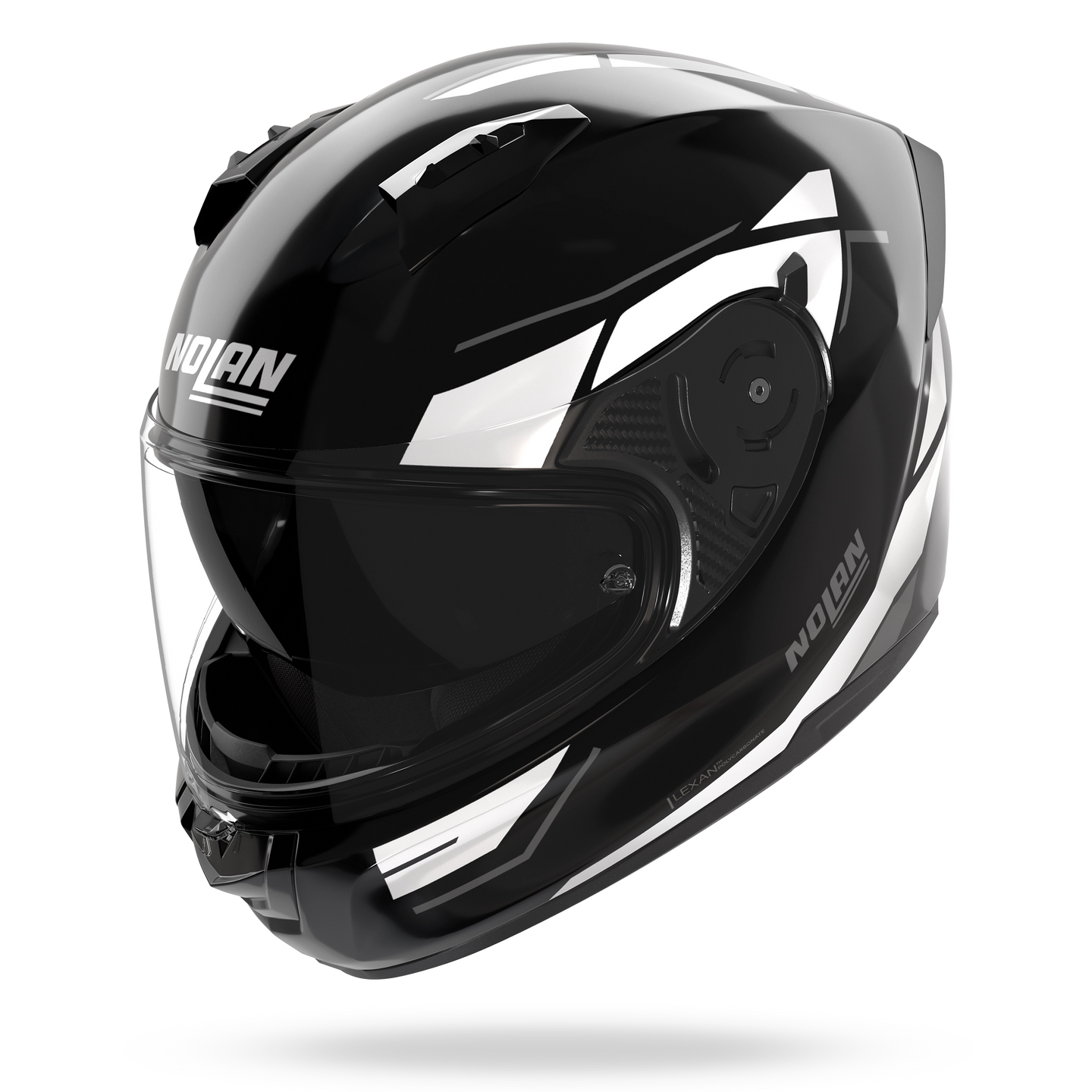 Nolan casco integrale N60-6 SINCRONO Nero / Bianco - XXS
