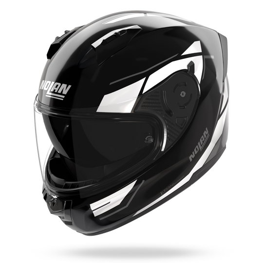 Nolan casco integrale N60-6 SINCRONO Nero / Bianco - XXS