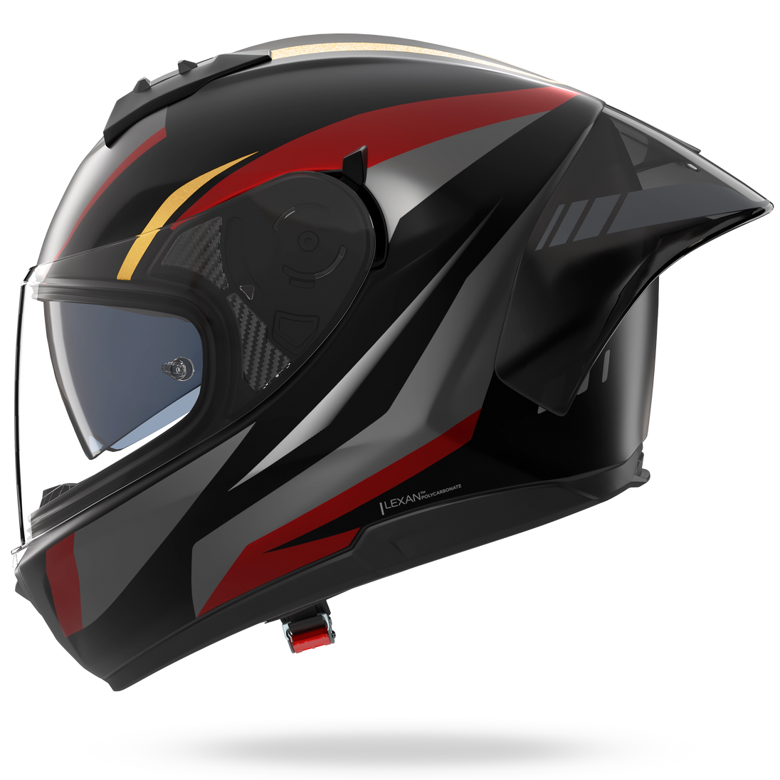 Nolan casco integrale N60-6 SPORT LESMO Nero / Rosso / Antracite / Oro - XS
