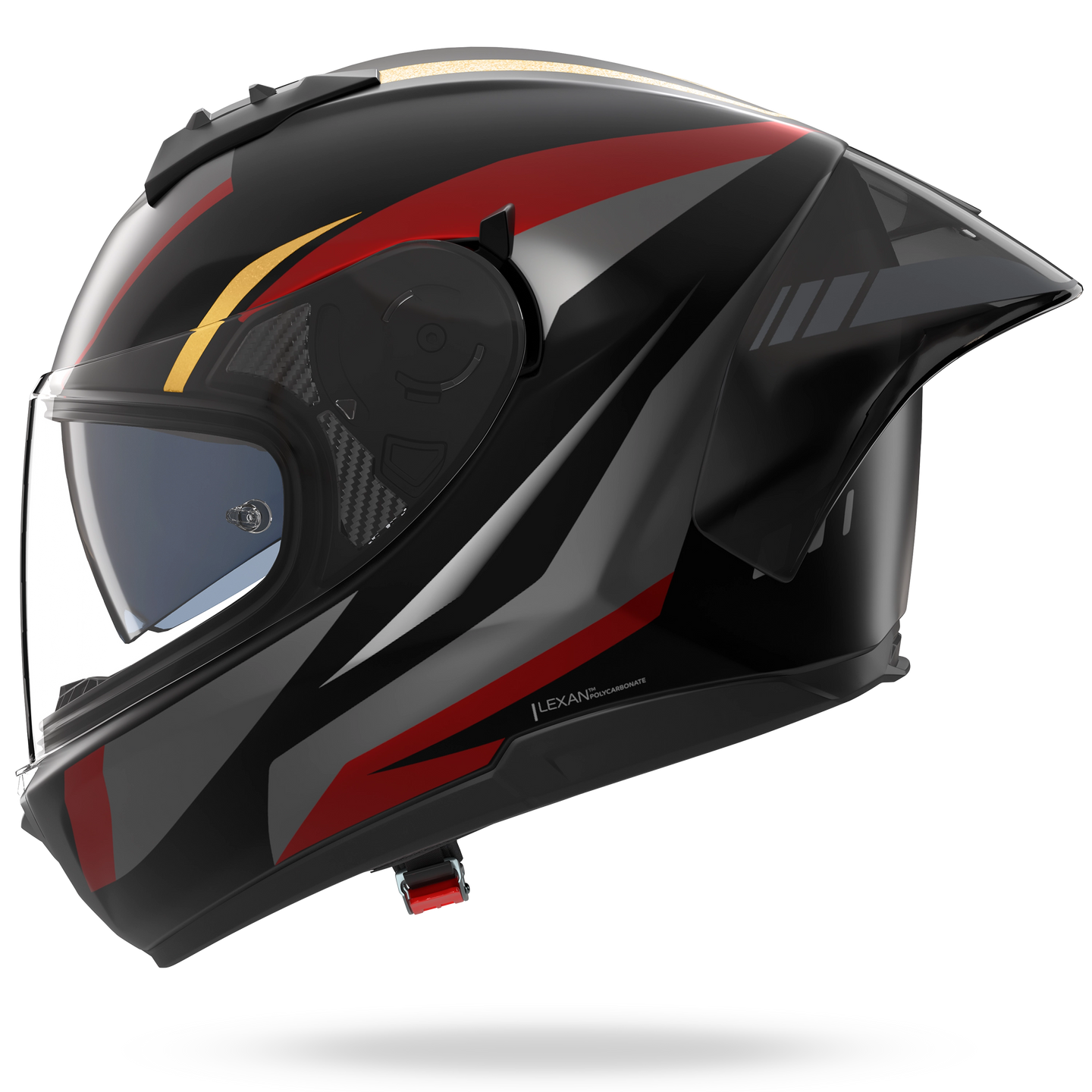 Nolan casco integrale N60-6 SPORT LESMO Nero / Rosso / Antracite / Oro - XS