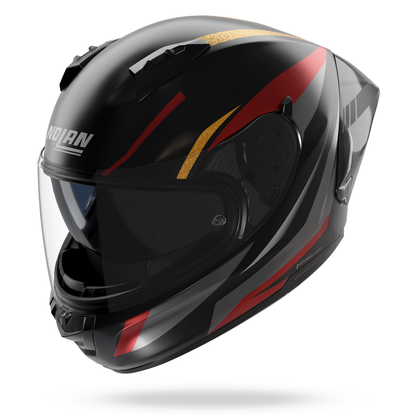 Nolan casco integrale N60-6 SPORT LESMO Nero / Rosso / Antracite / Oro - XXS