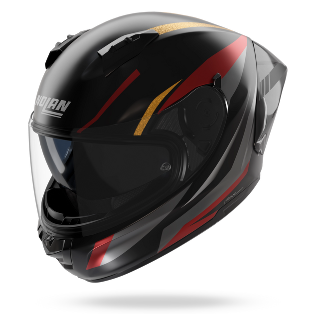 Nolan casco integrale N60-6 SPORT LESMO Nero / Rosso / Antracite / Oro - XXS