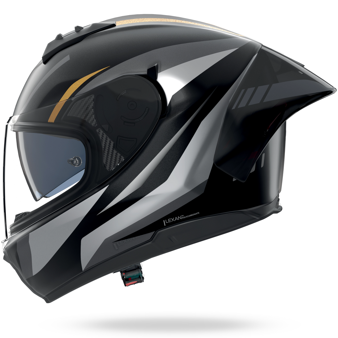Nolan casco integrale N60-6 SPORT LESMO Nero / Grigio / Antracite / Oro - XS