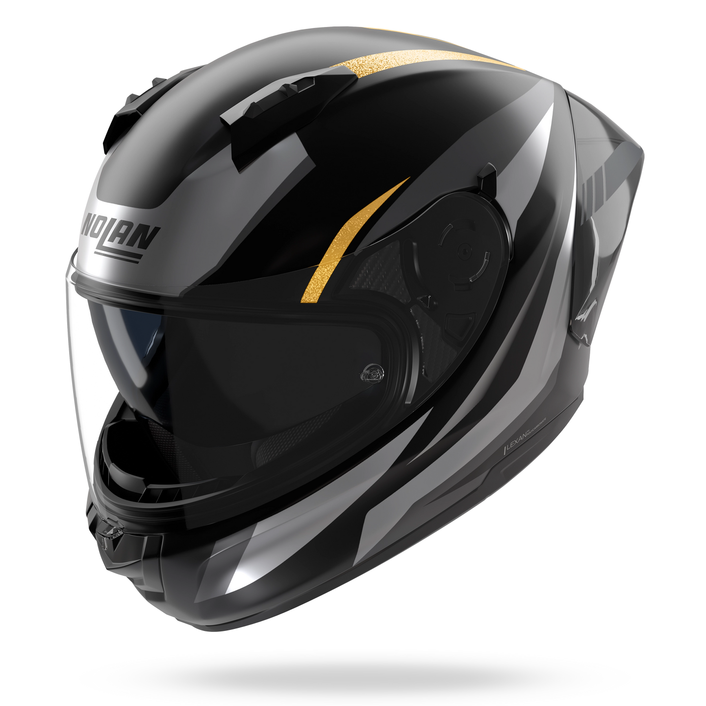 Nolan casco integrale N60-6 SPORT LESMO Nero / Grigio / Antracite / Oro - XXS