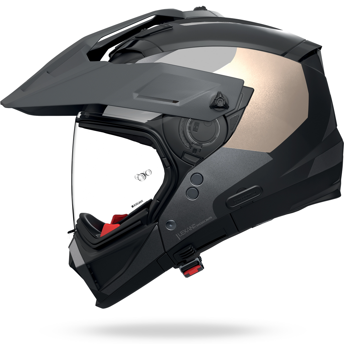 Nolan casco integrale/Jet N70-2 X 06 SELVADO Nero / Grigio lava / Bianco / Sabbia - XS