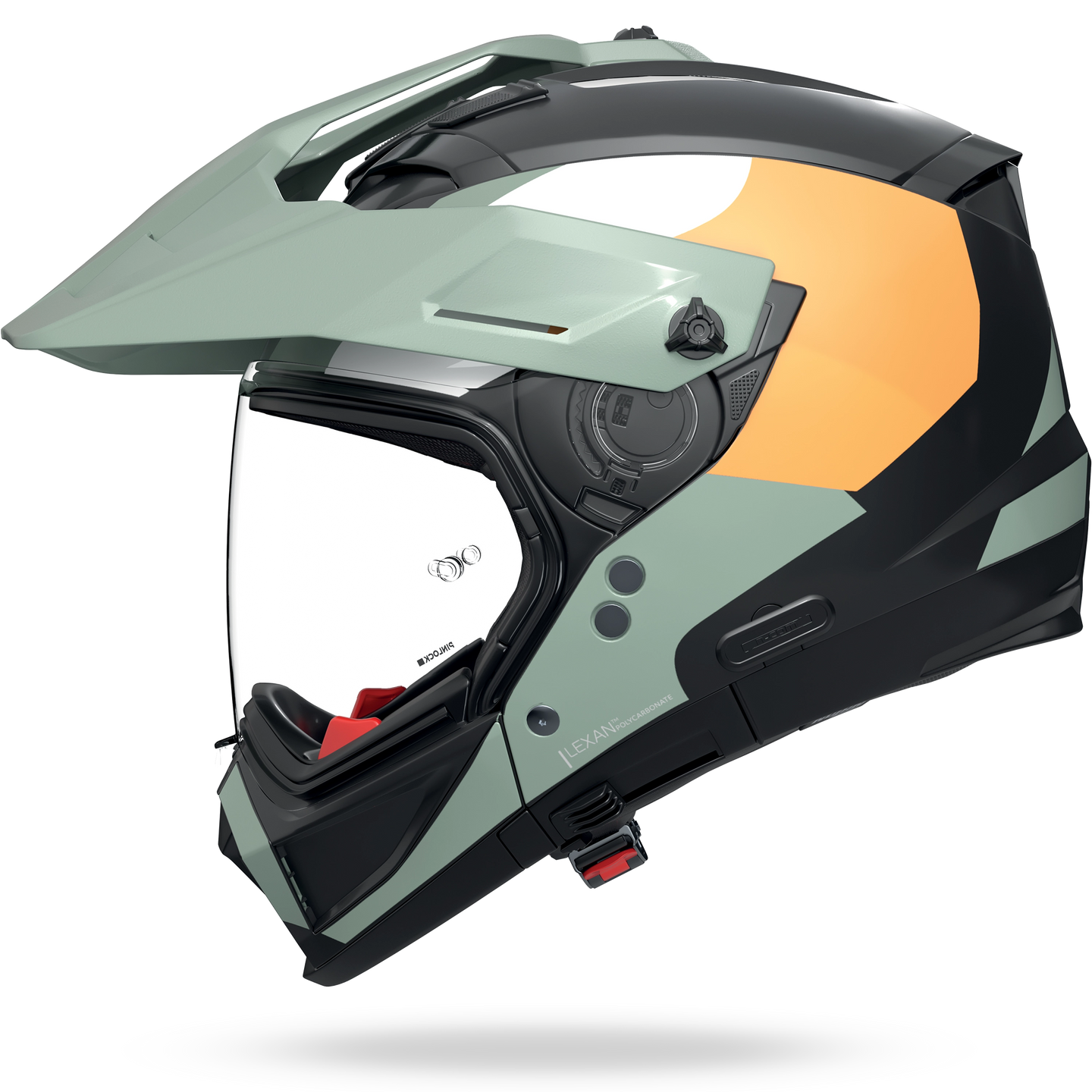 Nolan casco integrale/Jet N70-2 X 06 SELVADO Nero / Verde grigio / Bianco / Arancione - XS