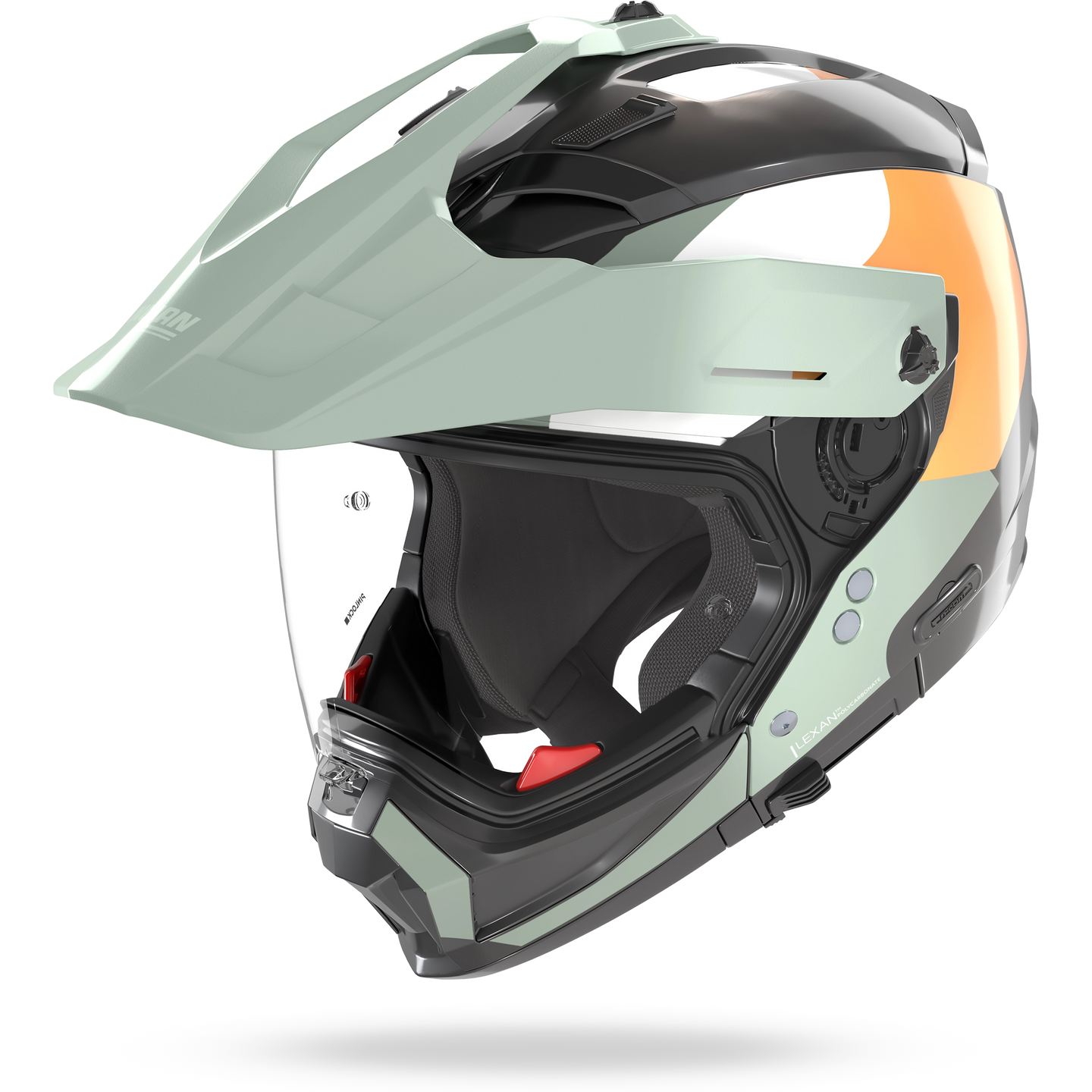 Nolan casco integrale/Jet N70-2 X 06 SELVADO Nero / Verde grigio / Bianco / Arancione - XXS