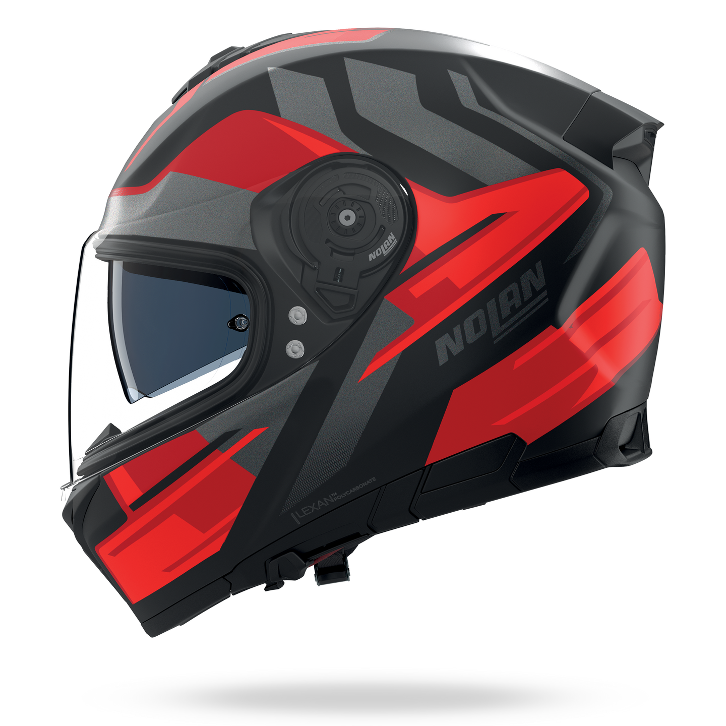 Nolan casco integrale N80-8 TRITTICO Nero / Rosso / Antracite - XS