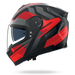 Nolan casco integrale N80-8 TRITTICO Nero / Rosso / Antracite - XS