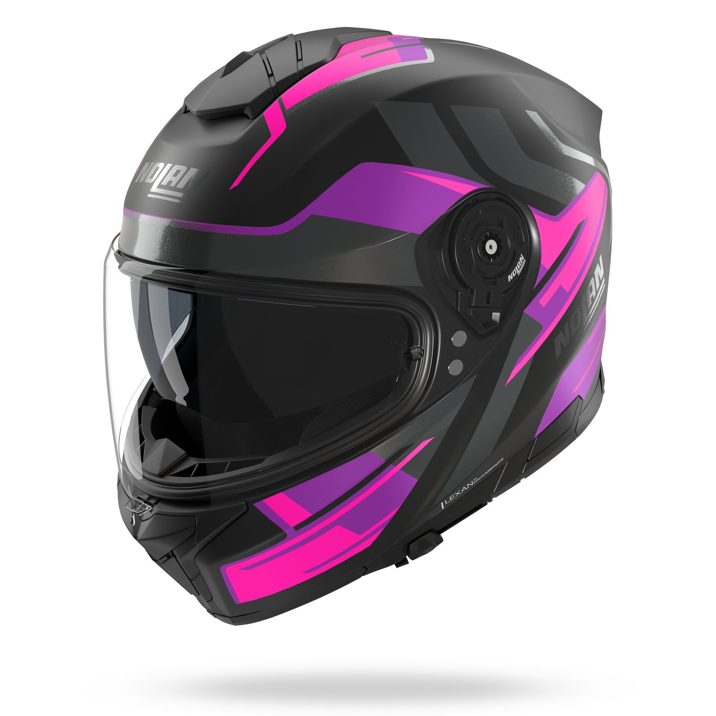 Nolan casco integrale N80-8 TRITTICO Nero / Fucsia / Antracite - XXS