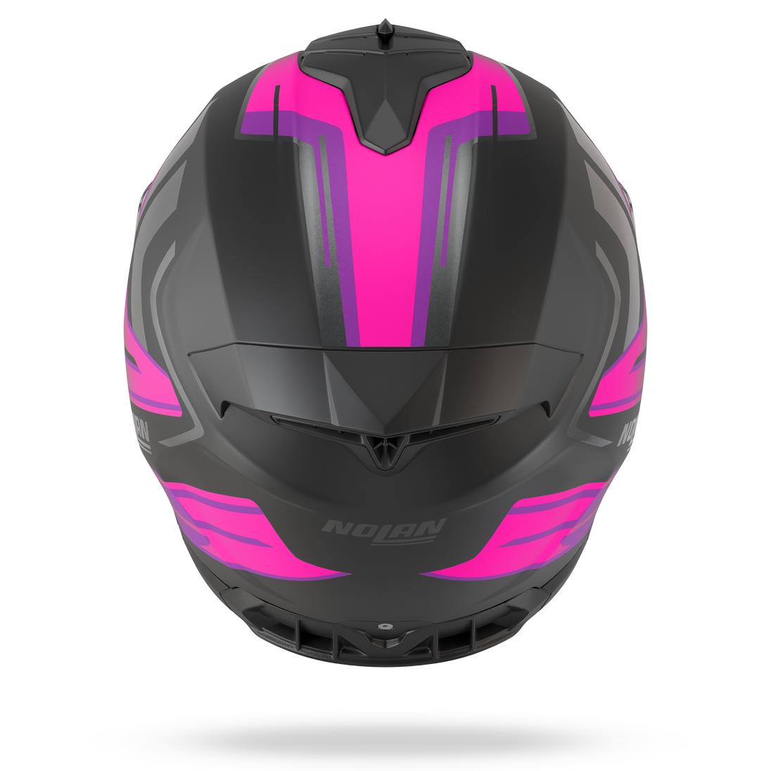 Nolan casco integrale N80-8 TRITTICO Nero / Fucsia / Antracite - S