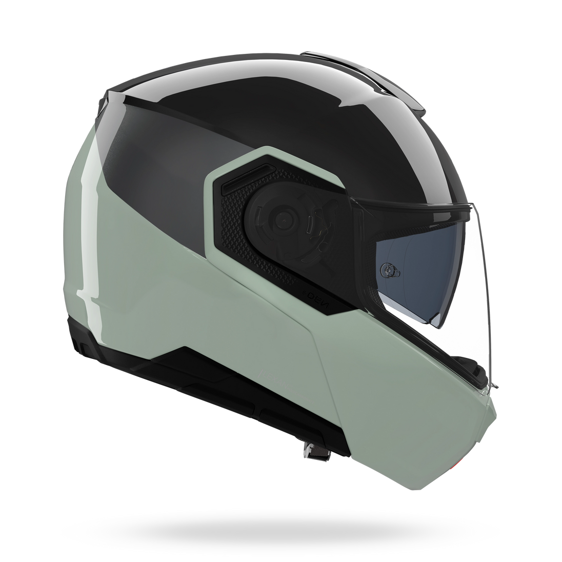 Nolan casco modulare N90-3 06 VERNICIATURA SPECIALE Nero / Verde grigio - L