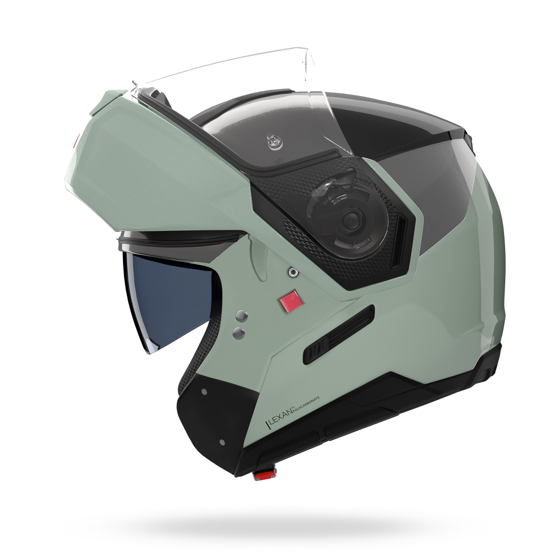 Nolan casco modulare N90-3 06 VERNICIATURA SPECIALE Nero / Verde grigio - XXL