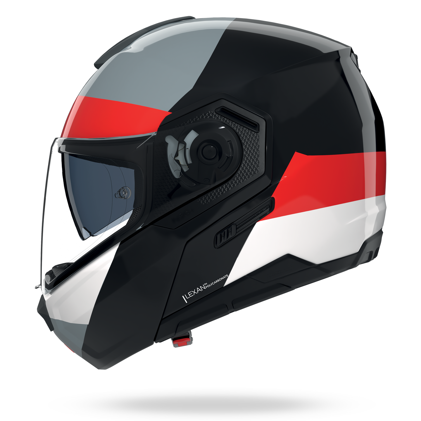 Nolan casco modulare N90-3 06 BLOCCO Nero / Rosso / Antracite / Bianco - XS