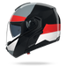Nolan casco modulare N90-3 06 BLOCCO Nero / Rosso / Antracite / Bianco - XS