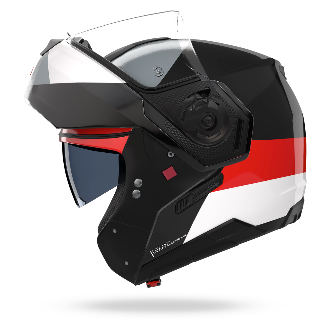 Nolan casco modulare N90-3 06 BLOCCO Nero / Rosso / Antracite / Bianco - S