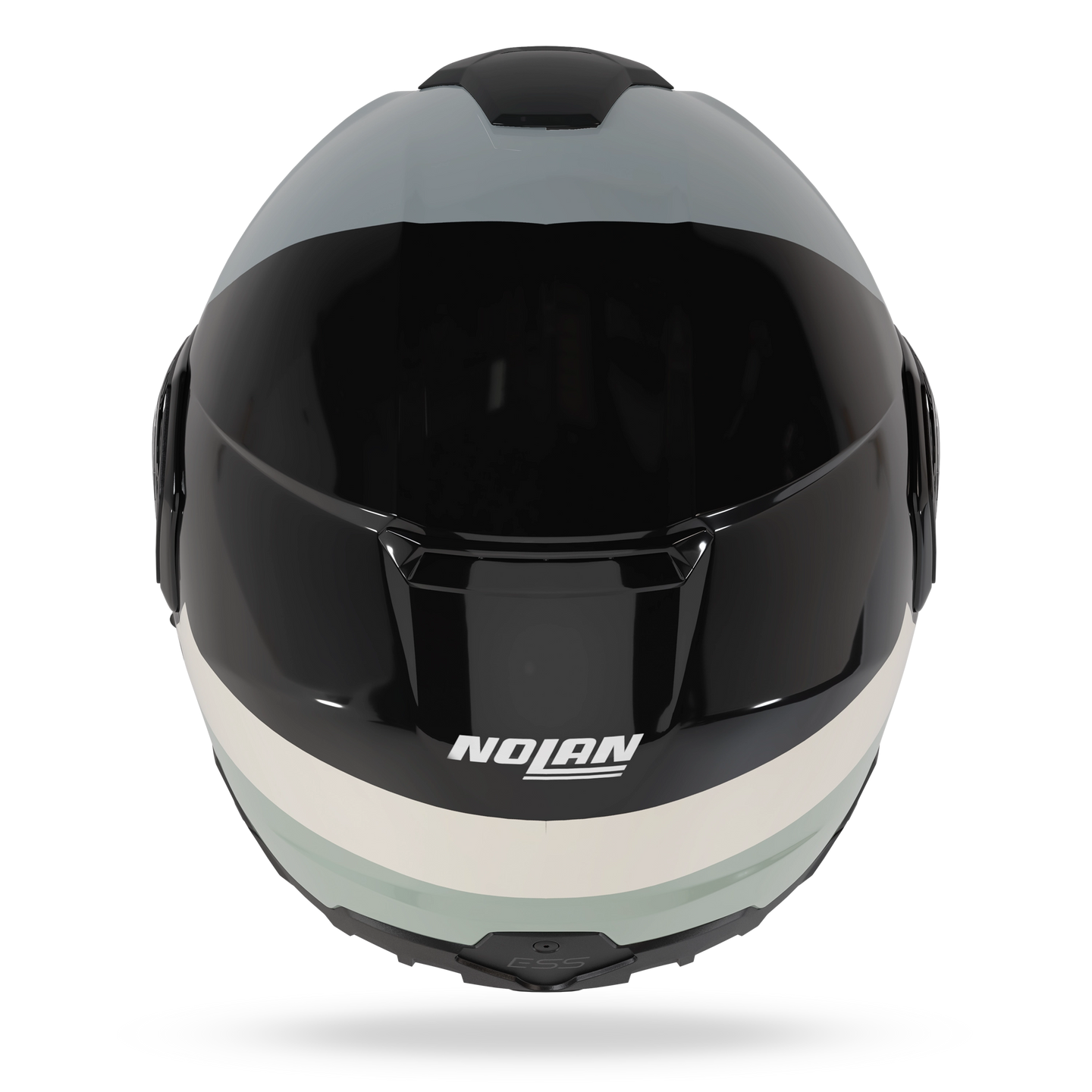 Nolan casco modulare N90-3 06 BLOCCO Nero / Avorio / Antracite / Verde grigio - M
