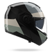 Nolan casco modulare N90-3 06 BLOCCO Nero / Avorio / Antracite / Verde grigio - L