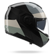 Nolan casco modulare N90-3 06 BLOCCO Nero / Avorio / Antracite / Verde grigio - L
