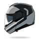 Nolan casco modulare N90-3 06 ROBOTO Nero / Argento / Grigio - XS