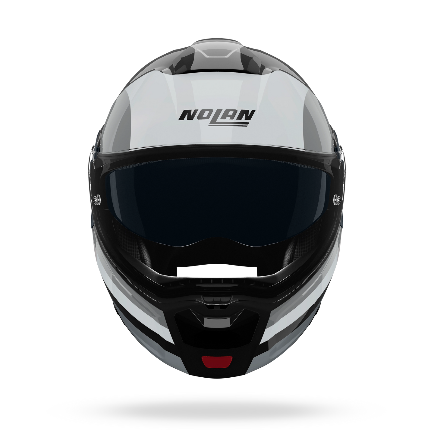 Nolan casco modulare N90-3 06 ROBOTO Nero / Argento / Grigio - S