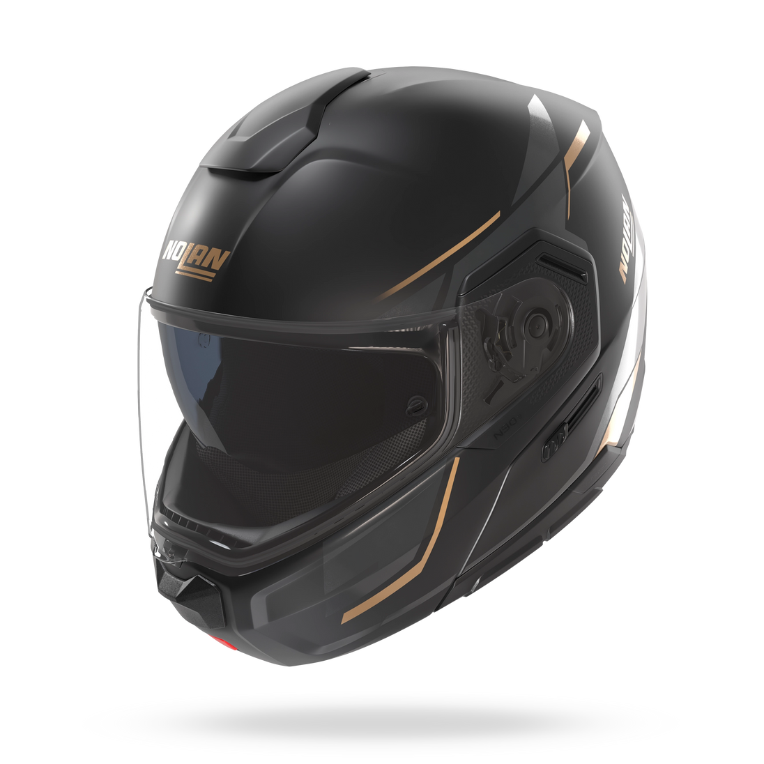 Nolan casco modulare N90-3 06 SINCRONO Nero / Antracite / Oro - XXS