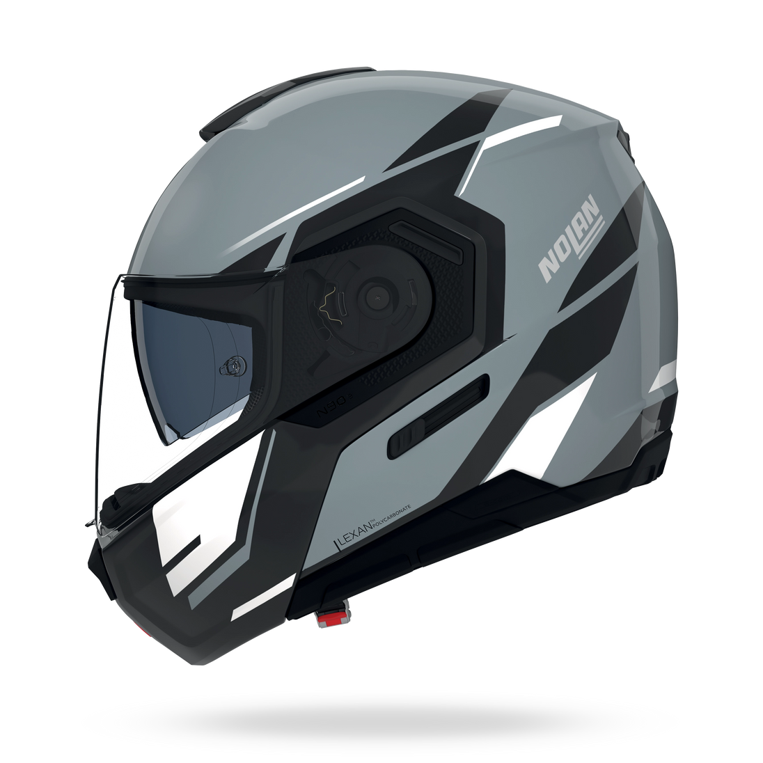 Nolan casco modulare N90-3 06 SINCRONO Grigio / Nero / Bianco - XS
